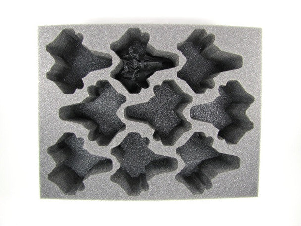 Battle Foam (Dark Eldar) 9 Venom Foam Tray (4") BF-BFL-9VMN