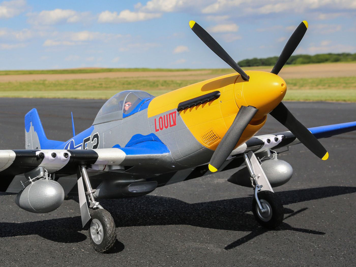 P-51D Mustang 1.5m BNF Basic