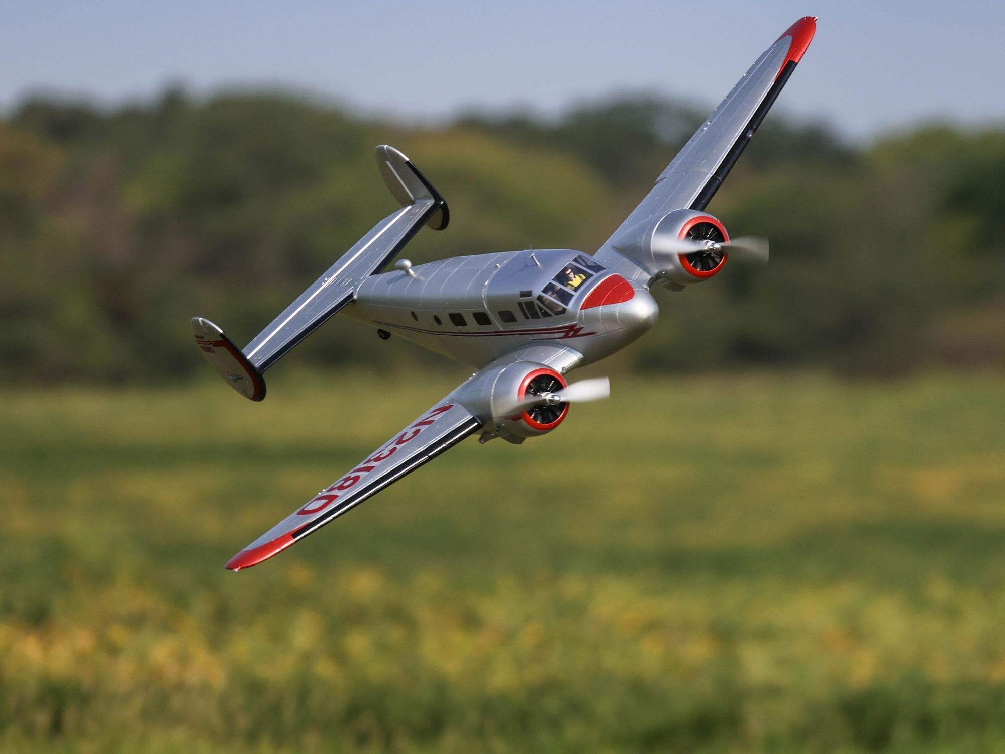 Beechcraft D18 1.5m BNF Basic
