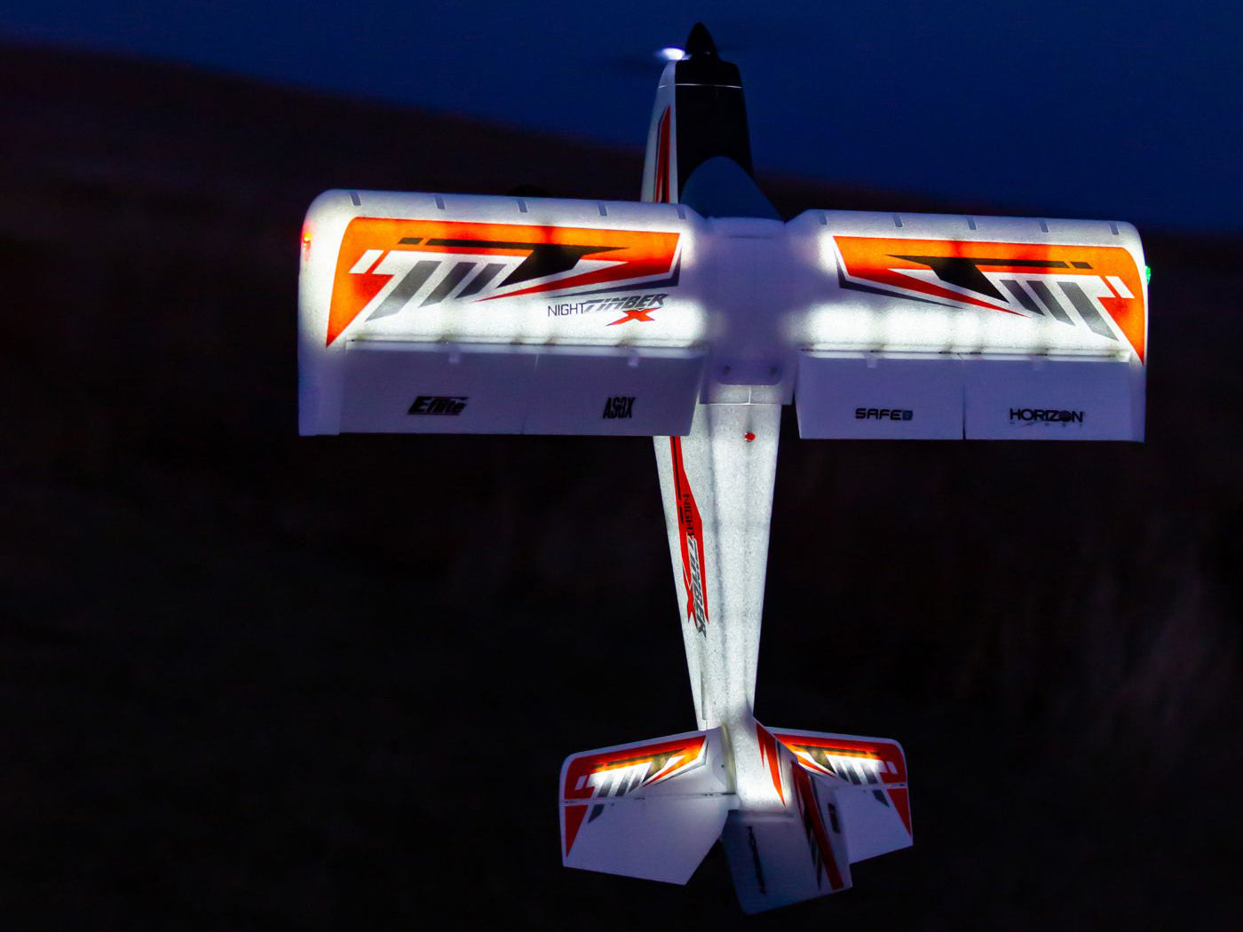 Night Timber X 1.2M BNF Basic w/AS3X & SAFE Select