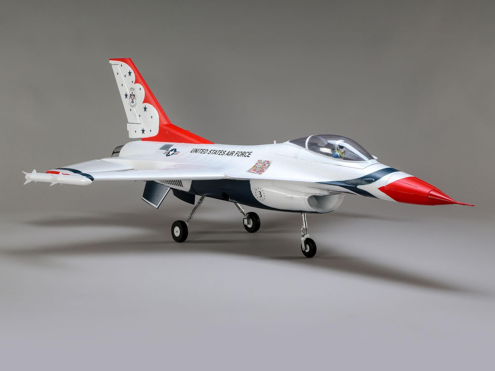 F-16 Thunderbirds 70mm EDF Jet BNF Basic with AS3X and SAFE