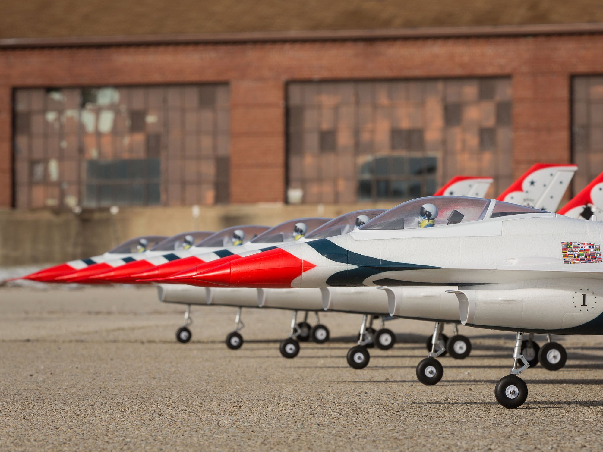 F-16 Thunderbirds 70mm EDF Jet BNF Basic with AS3X and SAFE