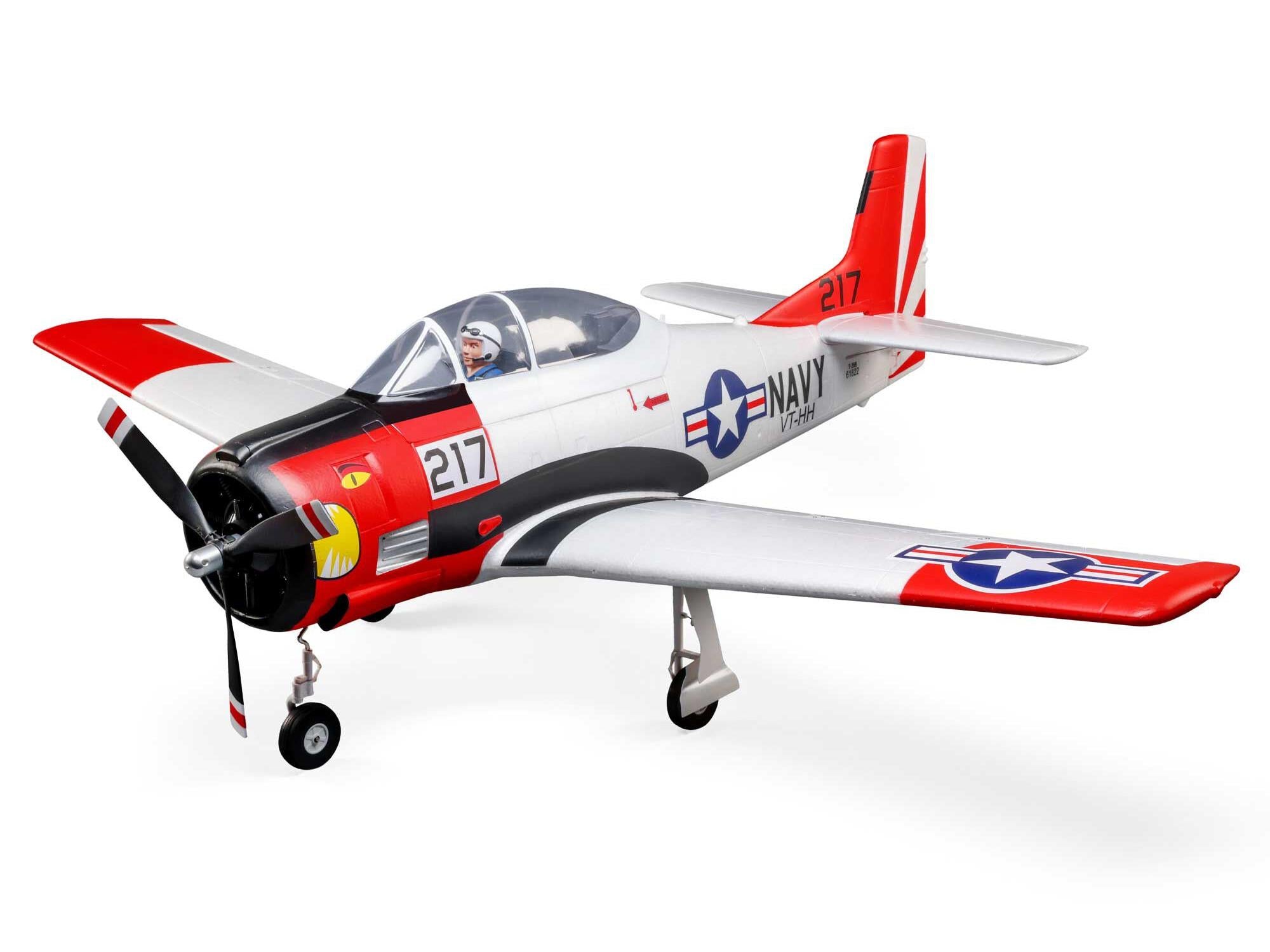 T-28 Trojan 1.2m BNF Basic with Smart