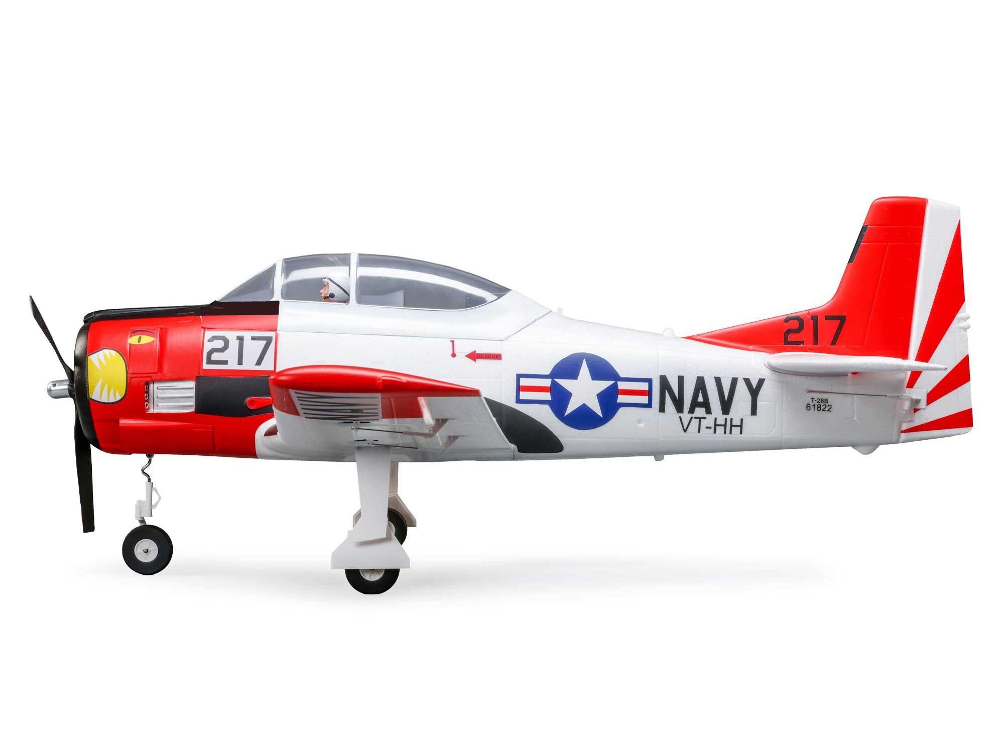 T-28 Trojan 1.2m BNF Basic with Smart