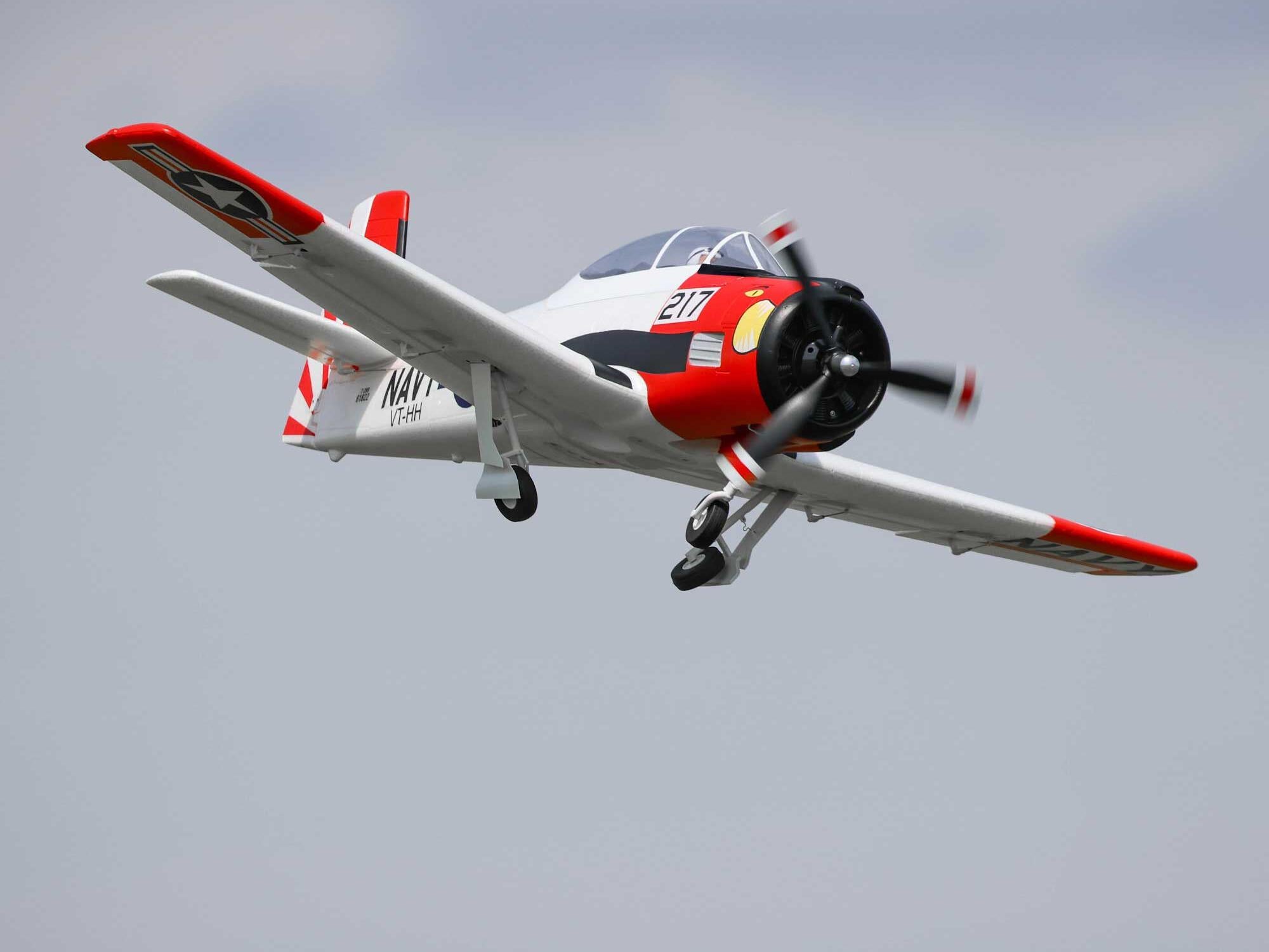 T-28 Trojan 1.2m BNF Basic with Smart