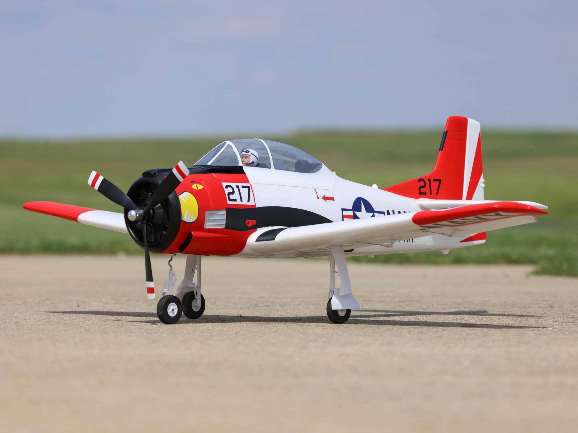 T-28 Trojan 1.2m BNF Basic with Smart