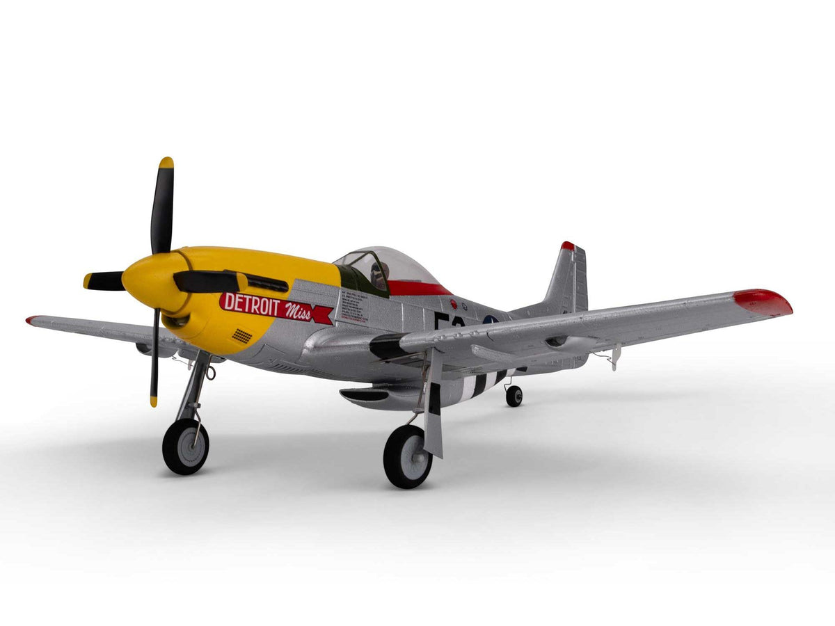 UMX P-51D Mustang &quot;Detroit Miss&quot; BNF Basic with AS3X and SAF