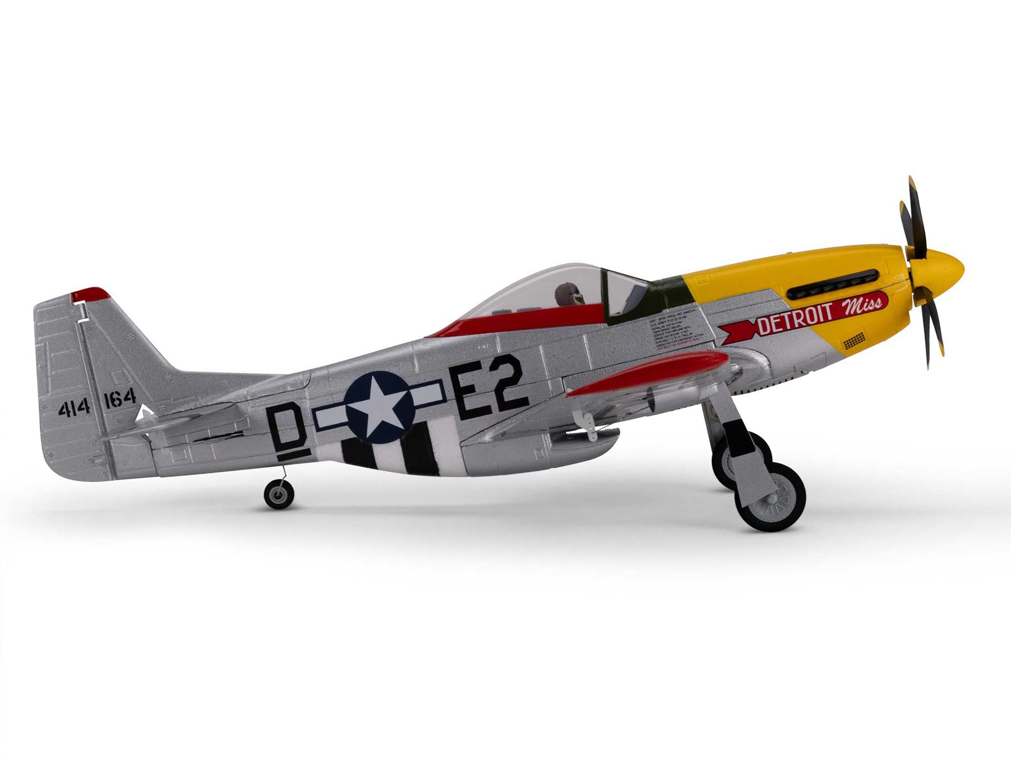 UMX P-51D Mustang "Detroit Miss" BNF Basic with AS3X and SAF