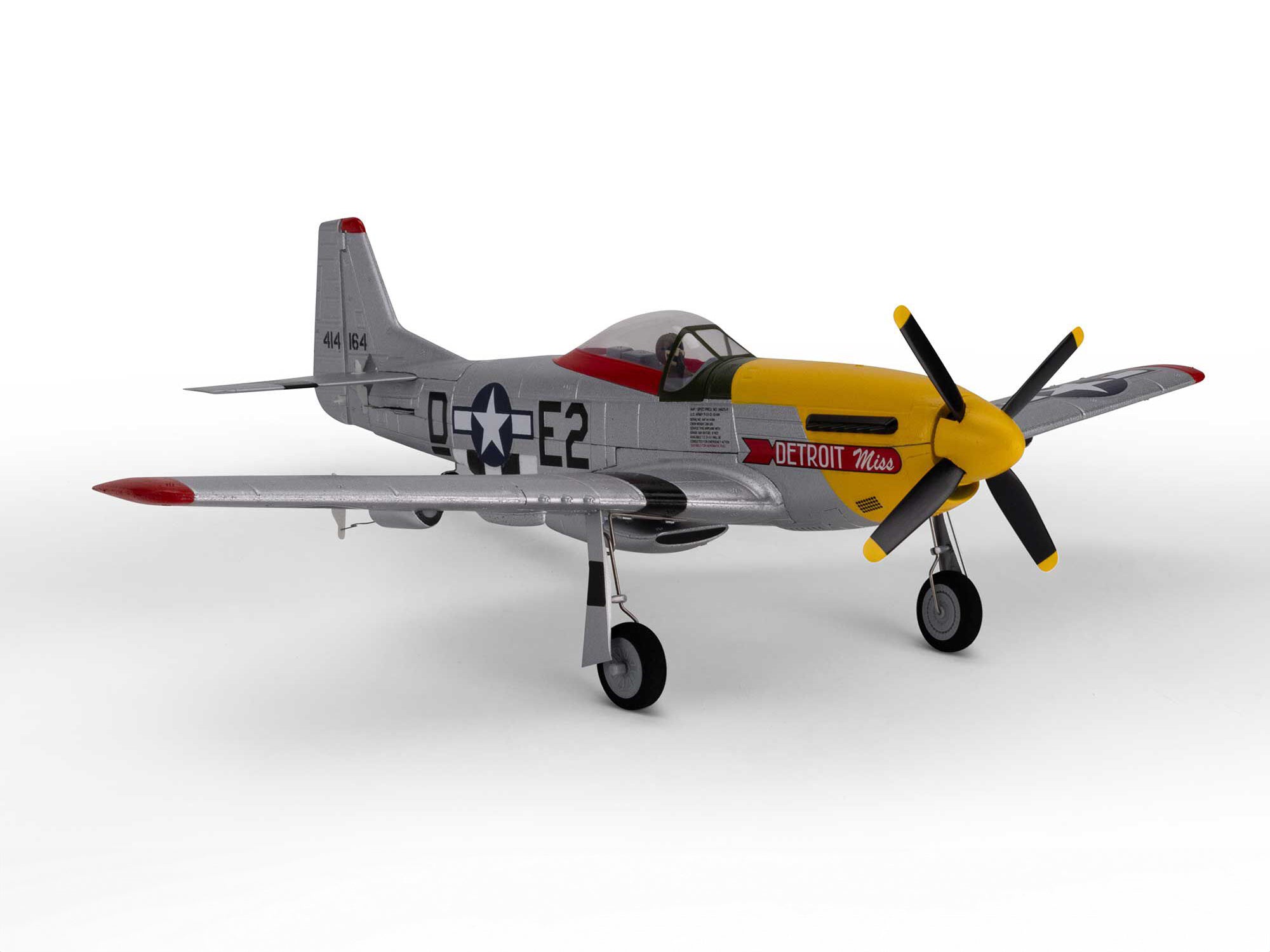 UMX P-51D Mustang "Detroit Miss" BNF Basic with AS3X and SAF