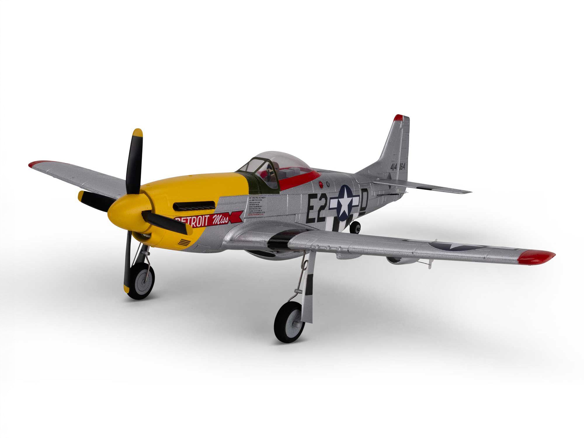 UMX P-51D Mustang "Detroit Miss" BNF Basic with AS3X and SAF