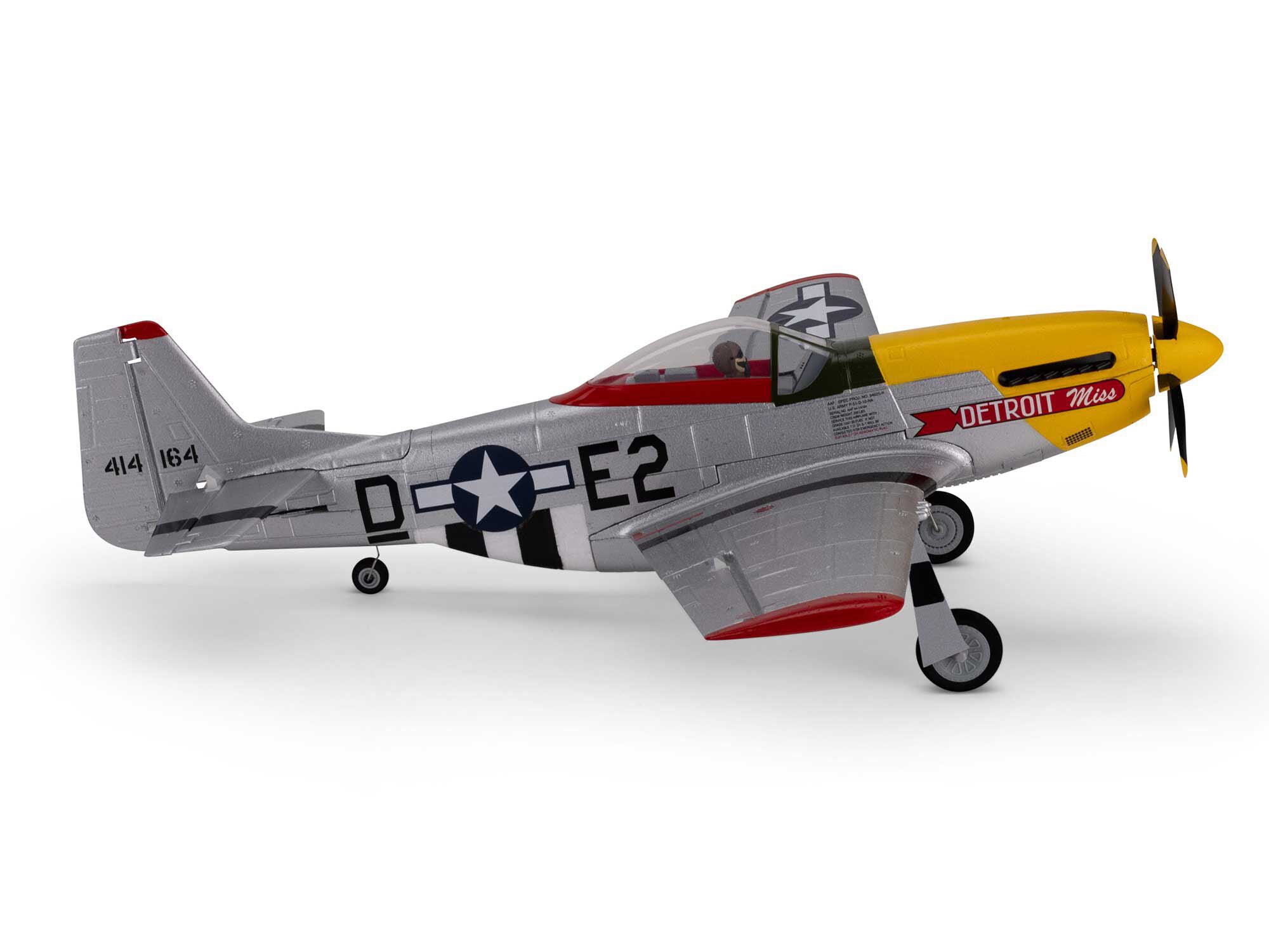 UMX P-51D Mustang "Detroit Miss" BNF Basic with AS3X and SAF