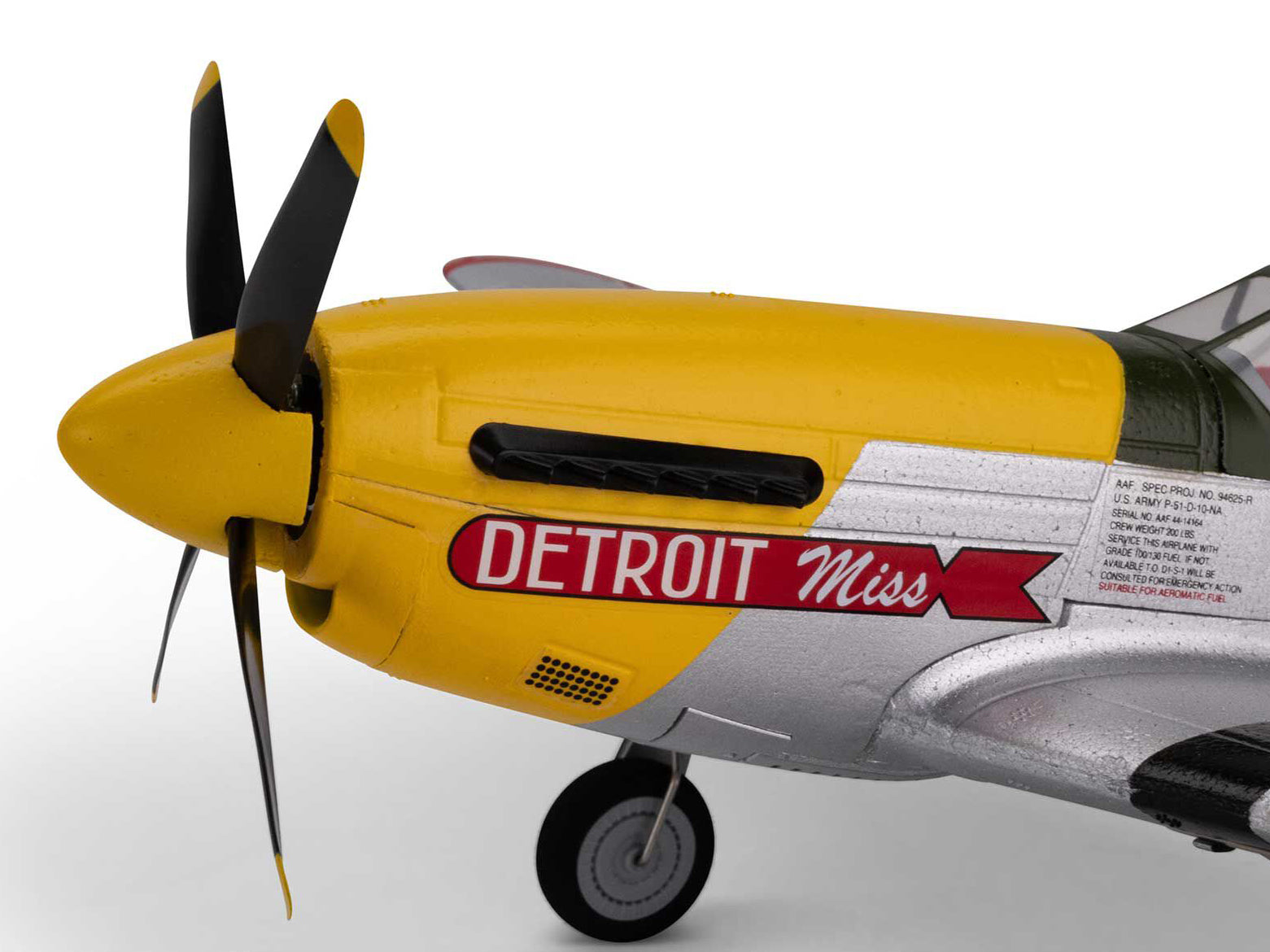 UMX P-51D Mustang "Detroit Miss" BNF Basic with AS3X and SAF