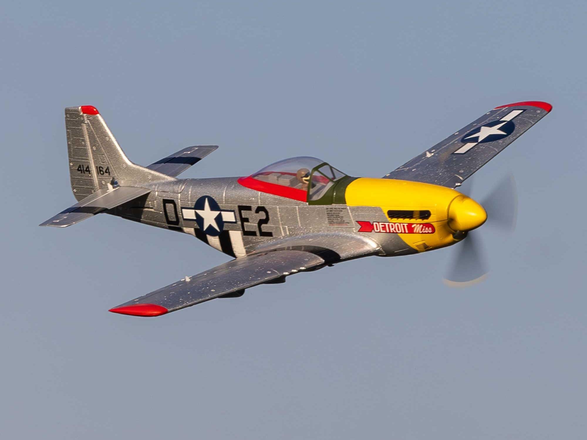 UMX P-51D Mustang "Detroit Miss" BNF Basic with AS3X and SAF