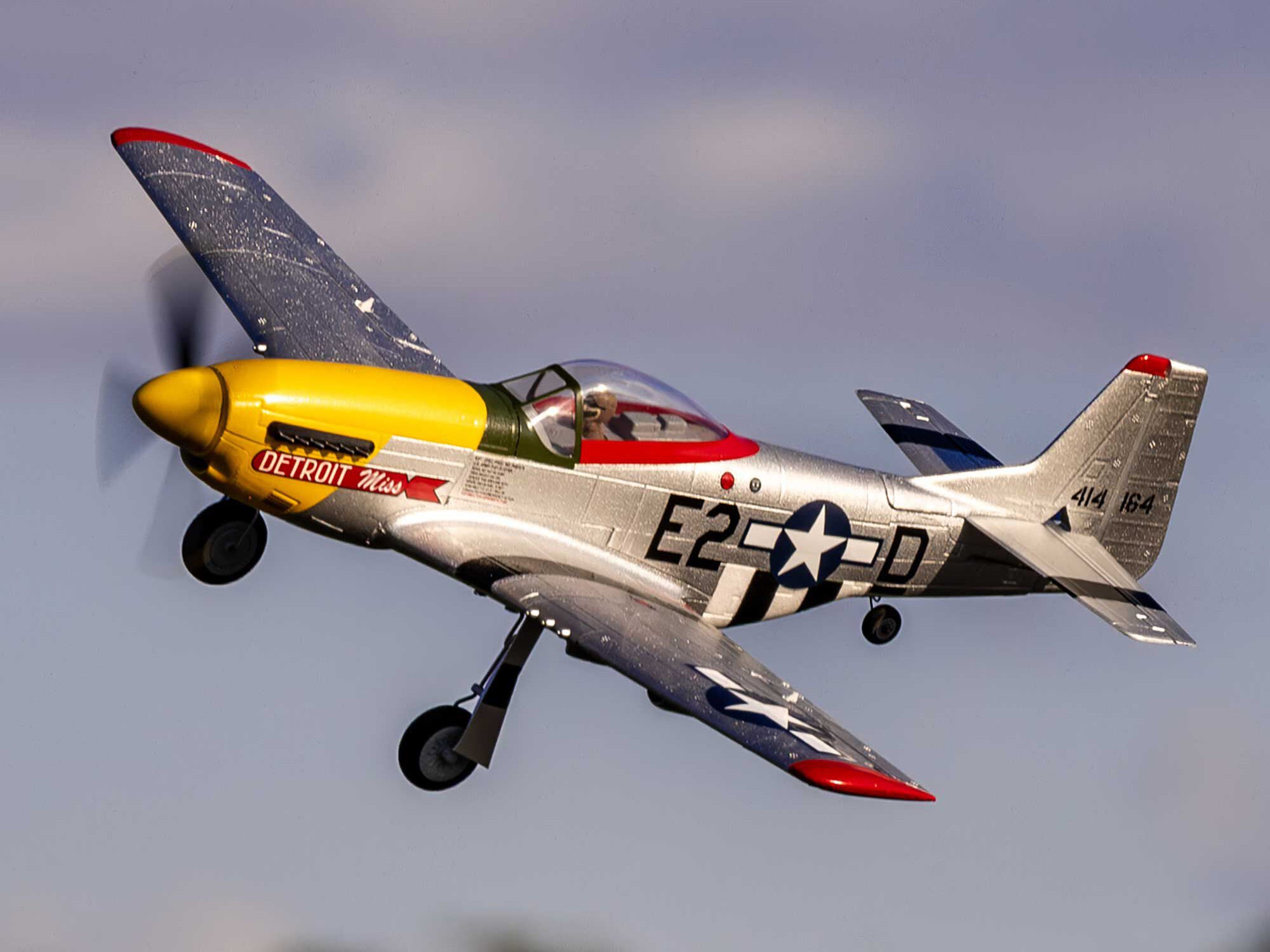 UMX P-51D Mustang "Detroit Miss" BNF Basic with AS3X and SAF