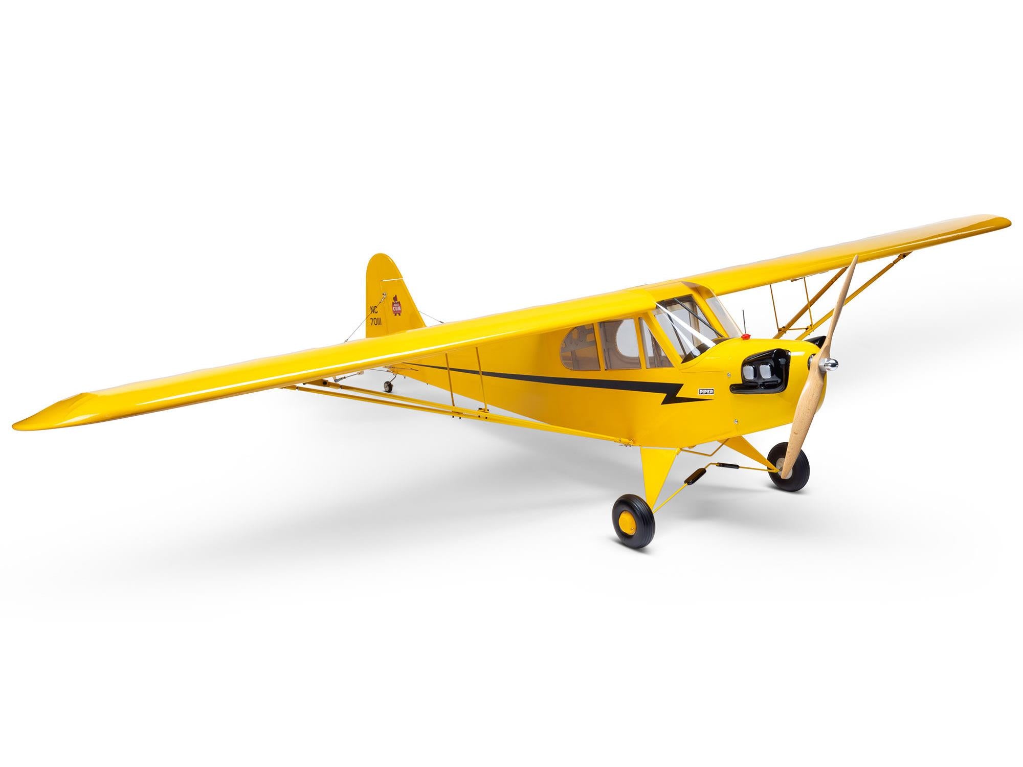 Hanger 9 J-3 Cub 10cc EP PNP, 82.5" with Receiver and Battery Combo A-HAN5175CEP