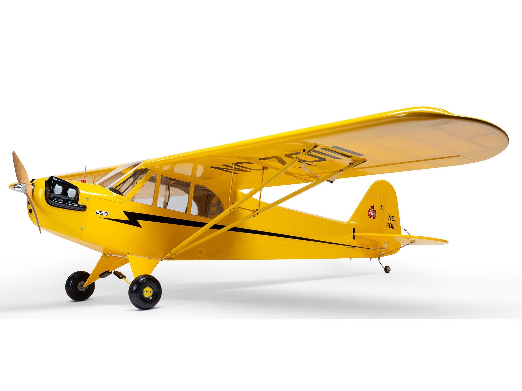 Hanger 9 J-3 Cub 10cc EP PNP, 82.5" with Receiver and Battery Combo A-HAN5175CEP