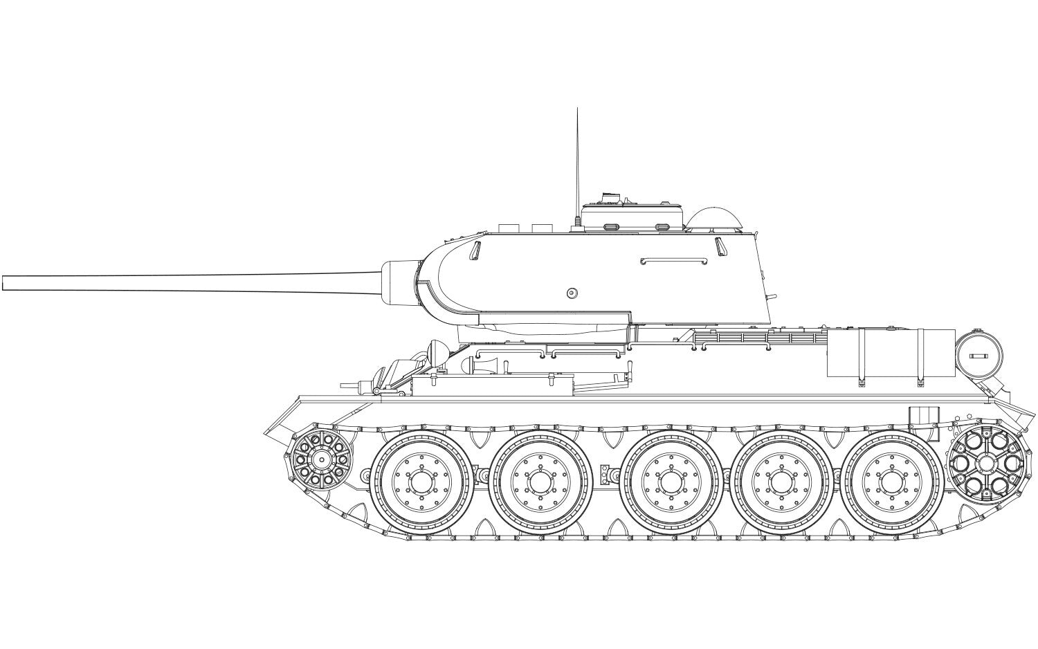 T34-85 112 Factory Production