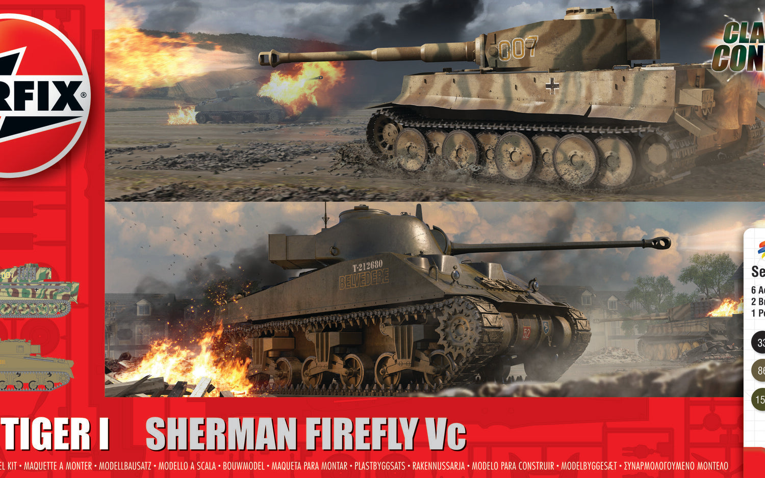 Classic Conflict Tiger 1 vs Sherman Firefly