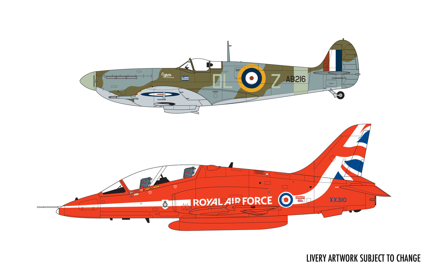 Best of British Spitfire and Hawk