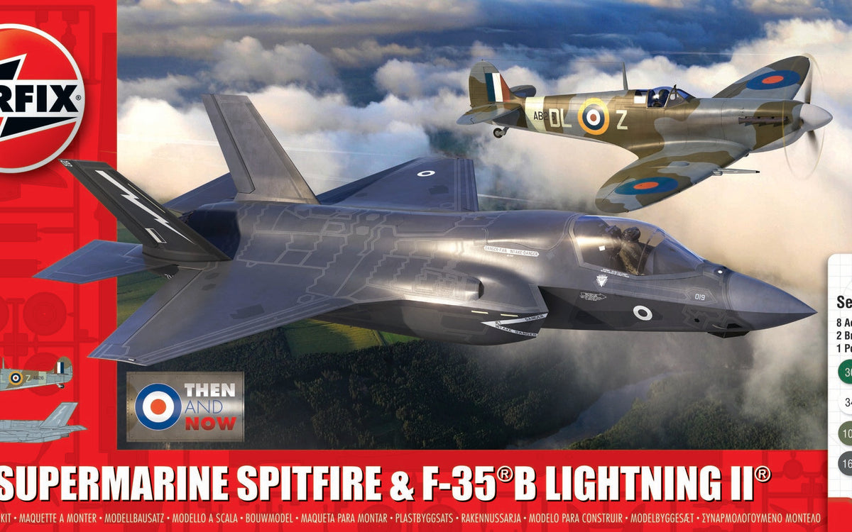 Then and Now Spitfire Mk Vc &amp; F-35B Lightning II