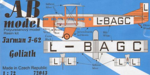 AB Models Farman F-62 Goliath - ABM72043