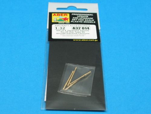 Set of 4 Japanese barrels for 20mm Type 99 aircraft machine cannons