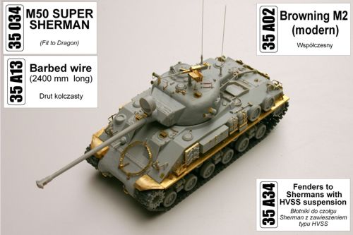 Israeli M50 Super Sherman (designed to be used with Dragon kits)