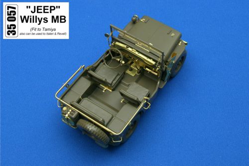 Willys Jeep (designed to be used with Italeri, Revell and Tamiya kits)