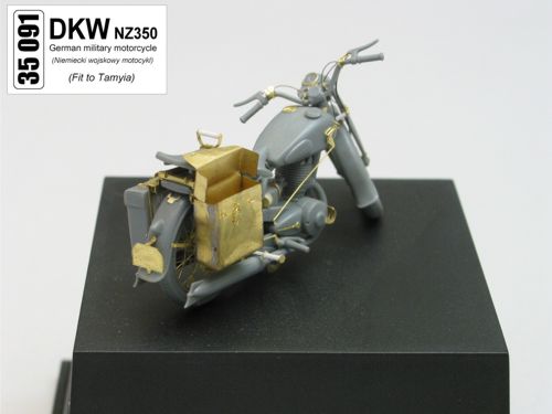 DKW motorcycle, (designed to be used with Tamiya kits)