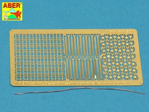 Clasps for modern Soviet Tanks like T-64; T-72; T-80; T-90 (designed to be used with Tamiya and Trumpeter kits) Universal set