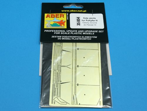 Pz.Kpfw.III Side Skirts (designed to be used with Academy, Dragon, Italeri, MiniArt, Revell and Tamiya kits)[Ausf.L Ausf.J Ausf.N Ausf.M Ausf.H Ausf.E Ausf.F Ausf.B]