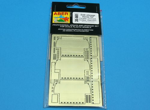 Side storage boxes for tanks Cavalier, Cromwell Mk.IV, Centaur Mk.IV, Charioteer etc (designed to be used with Tamiya kits)