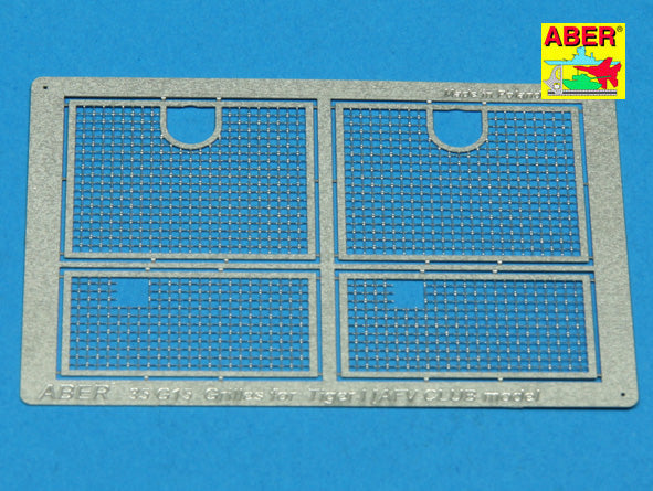 Grilles for Pz.Kpfw.VI Tiger I Sd.Kfz.181 (designed to be used with AFV Club kits)