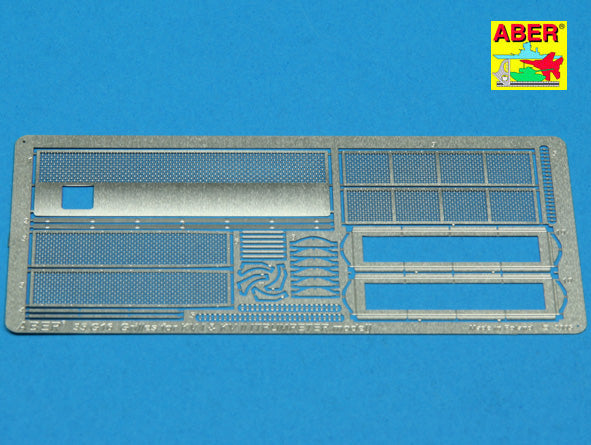 Grilles for Soviet KV-I and Soviet KV-II (designed to be used with Trumpeter kits)
