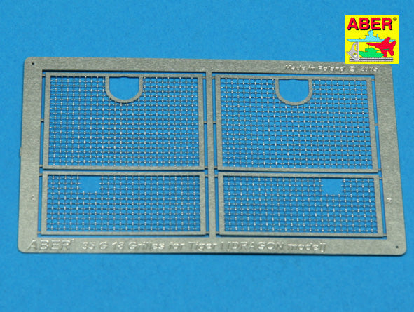 Grilles for Pz.Kpfw.VI Tiger I Sd.Kfz.181 (designed to be used with Dragon kits)