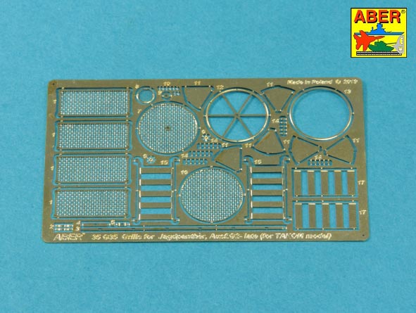 Grilles for Pz.Kpfw.V Ausf.G Panther & Jagdpanther Ausf.G2 Late models (designed be used with Takom kits)