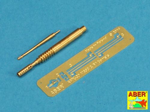 Barrels for 20mm M693 autocannon & barrel for F1 7,62 machine gun for French AMX-30B French Main Battle Tank (designed to be used with Heller and Meng Model kits) [AMX-30B2 AMX-30 DCA AMX-30/105 AMX-30B2]
