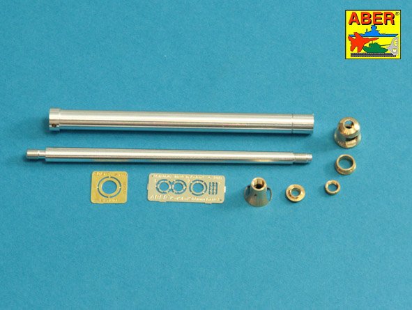 Barrel for German 8,8cm Kw.K 43/3 L/71 (two part) gun used on Sd.Kfz.182 King Tiger Porsche Turret-late (designed to be used with Hobby Boss kits)