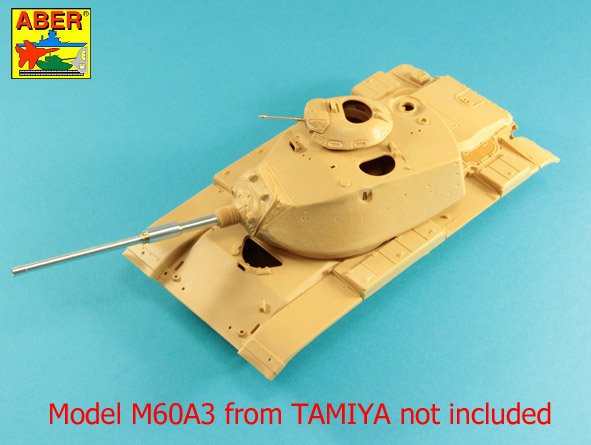 105 mm M-68 tank barrel for U.S. M60 Tank (designed to be used with Dragon, Takom and Tamiya kits)