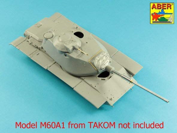105 mm M-68 tank barrel for U.S. M60 Tank (designed to be used with Dragon, Takom and Tamiya kits)
