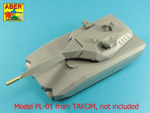 105mm Barrel for Polish PL-01 Prototype Light Tank (designed to be used with Takom kits)