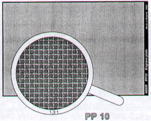 Engraved floor plate