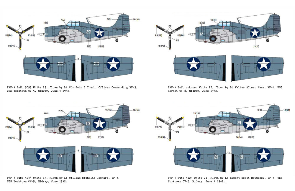 Grumman F4F-4 Wildcat 'Battle of Midway' NEW TOOLING IN 2024!