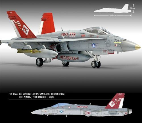 McDonnell-Douglas F/A-18+ Hornet VMFA-232 'Red Devils' Limited Edition