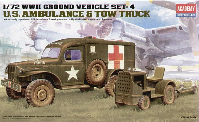 WWII U.S. Ambulance and Airfield Bomb Towing Tractor