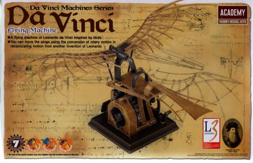 Da Vinci Flying Machine (No paint or glue required)