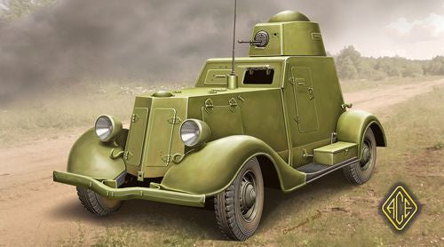 Soviet BA-20 light armoured car, late production