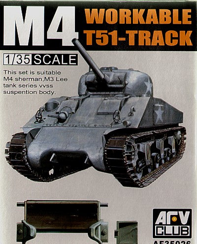 M4 Sherman /M3 Lee tank T51 Workable Tracks