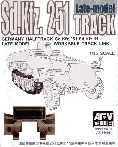 German Sd.Kfz.251 / Sd.Kfz.11 workable track late type (designed to be used with AFV Club kits)