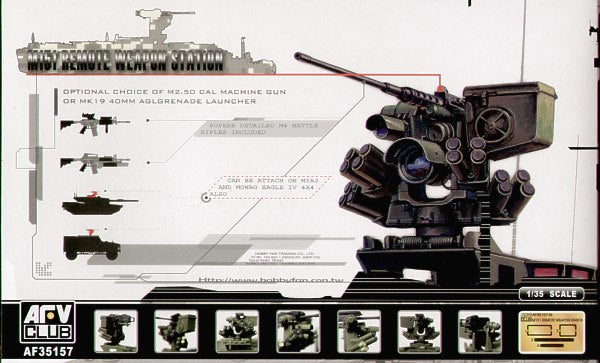 4WD M151 Remote Weapon Station (RWS (designed to be used with AFV Club kits) [M1126 M1128 APC M1130 APC M1132]